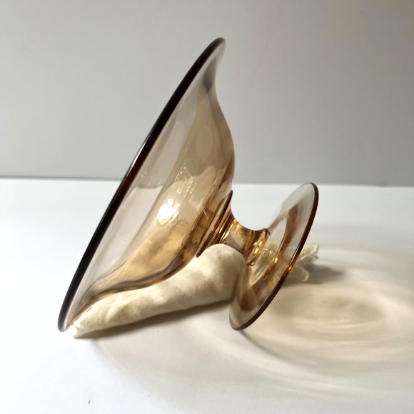 Fostoria Elegant Compote Vintage Pink Depression Glass Fairfax Candy Dish - Picture 5 of 7